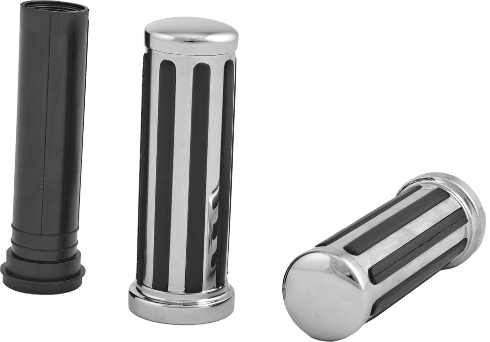 HardDrive Grips Rail Fits Throttle by Wire w/Smooth End Caps