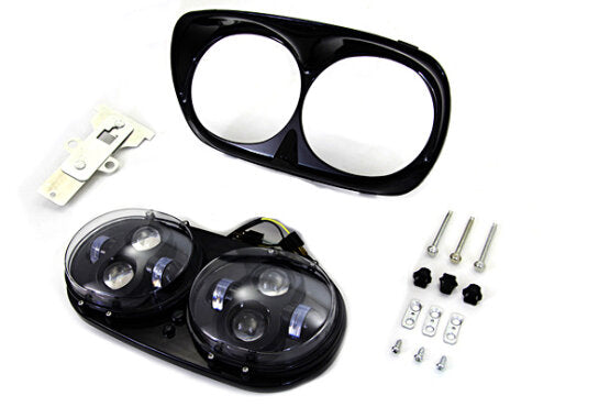 Road Glide Dual LED Headlight Upgrade Kit