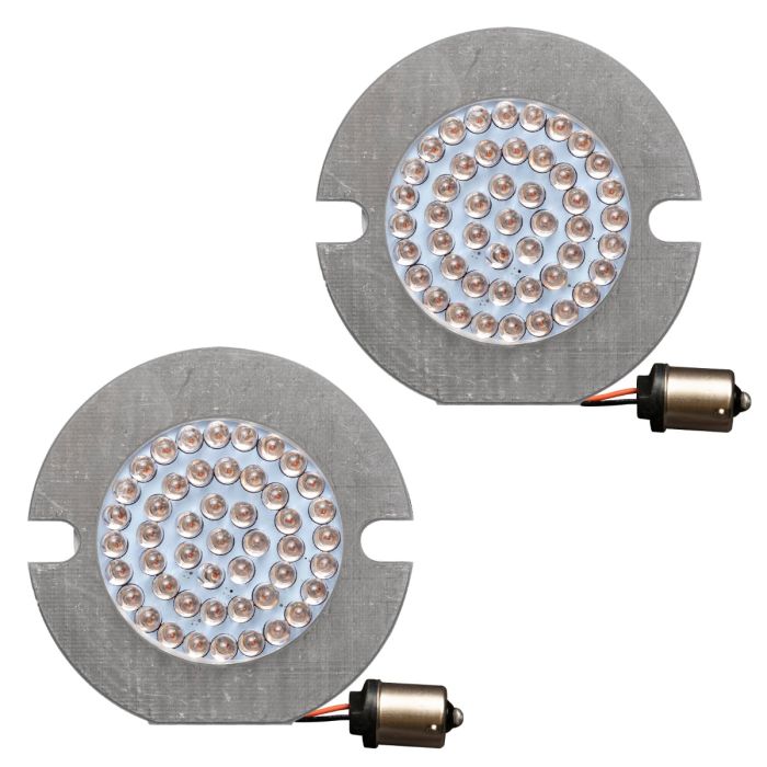 HOGWORKZ® LED Rear Turn Signals for Harley-Davidson® | 1156 Base, Flat Lens