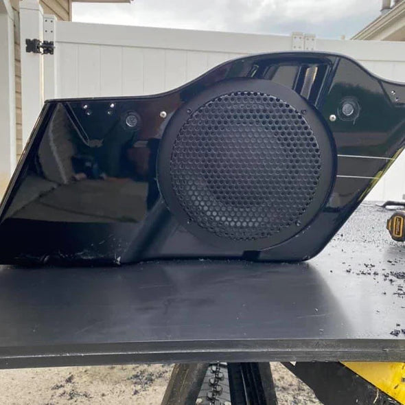 10" Harley Subwoofer Midbass Adapter Rings (Pair) All years 98-current