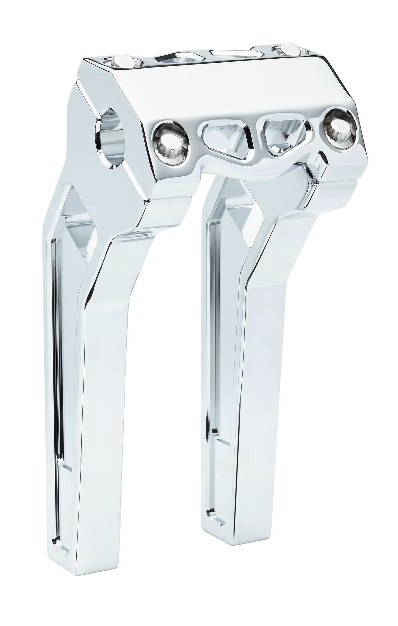 LA CHOPPERS PERFORMANCE RISERS - PULL BACK (CHROME)