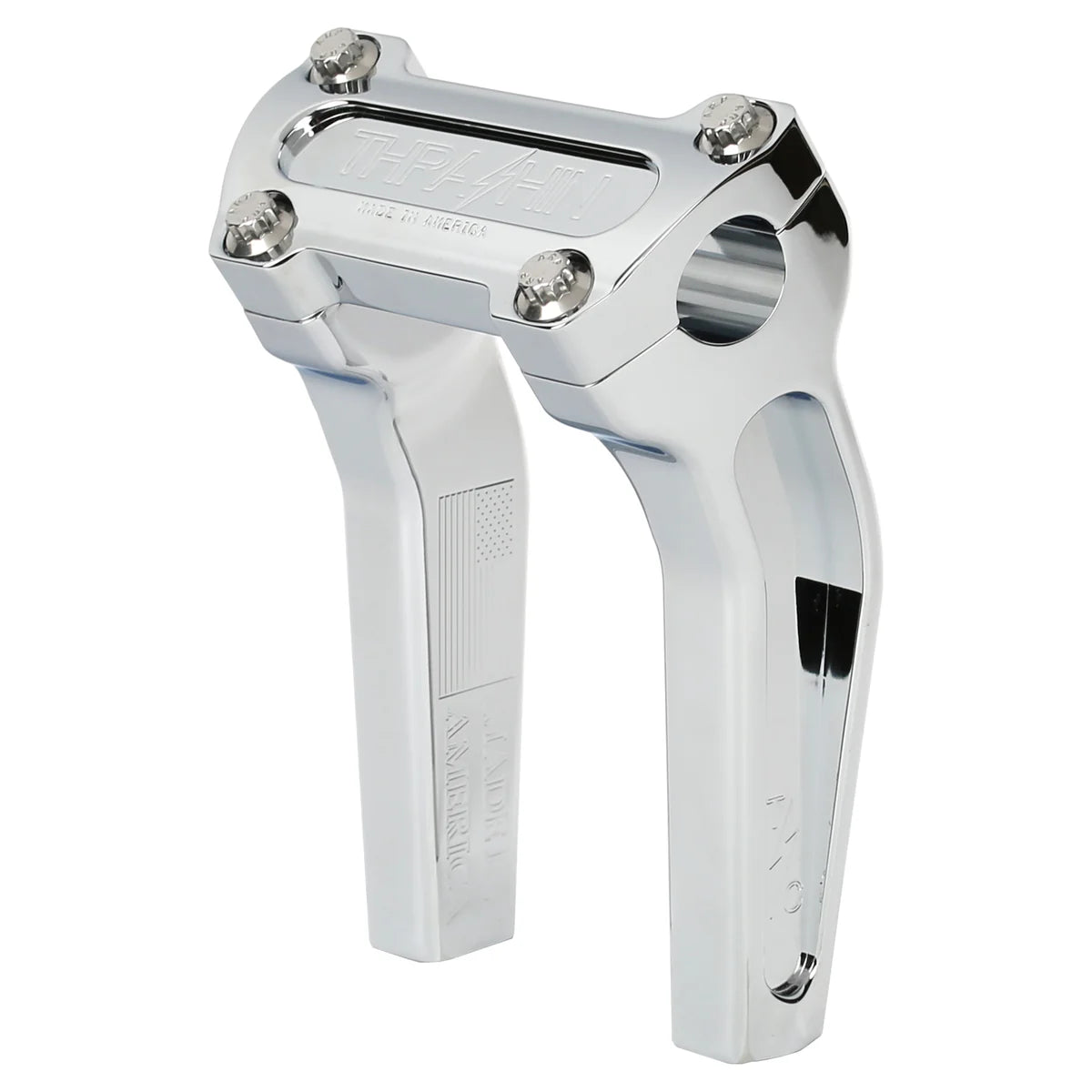 Thrashin 6.5" Pull Back Thrashin OG Risers - Chrome