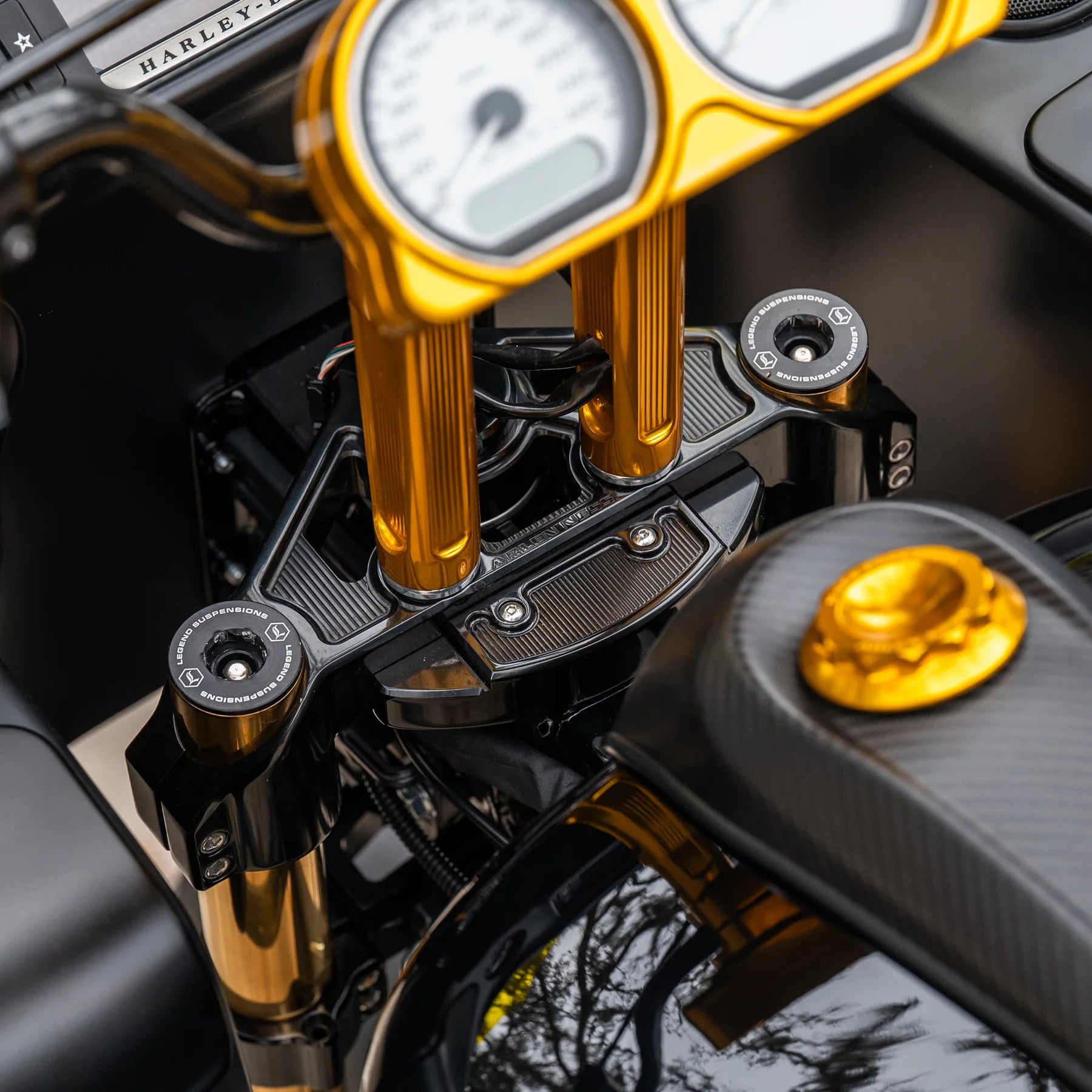 Arlen Ness METHOD® 2" DROP TOP TREE, 15-UP ROAD GLIDE