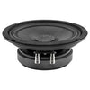DS18 PRO 6.5" Shallow Carbon Fiber Water resistant Cone Mid-Bass Loudspeaker 250 Watts Rms 4-Ohm (Single Unit)