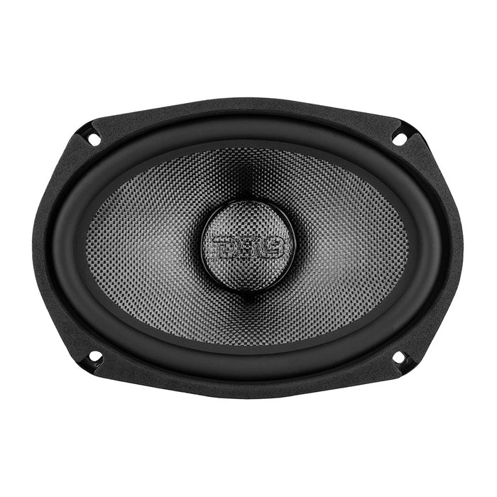 DS18 PRO 6x9" Neodymium Carbon Fiber Water resistant Cone Mid-Bass Loudspeaker 300 Watts Rms 2-Ohm (Single Unit)