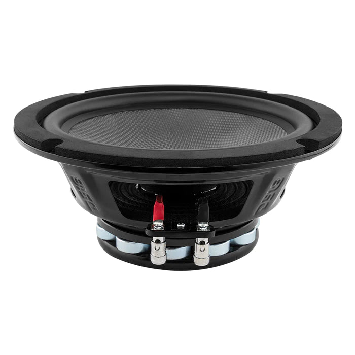 DS18 PRO 8" Neodymium Carbon Fiber Water resistant Cone Mid-Bass Loudspeaker 300 Watts Rms 2-Ohm (Single Unit)