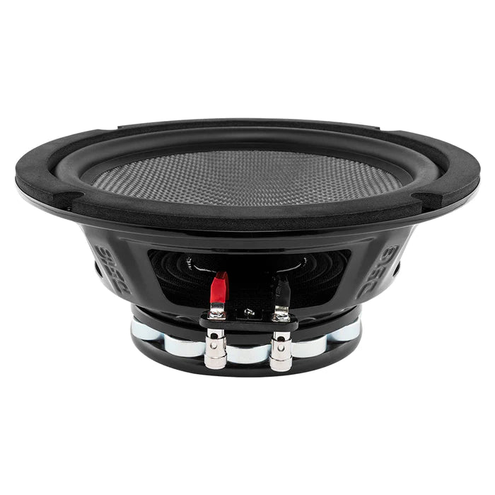 DS18 PRO 8" Neodymium Carbon Fiber Water resistant Cone Mid-Bass Loudspeaker 300 Watts Rms 4-Ohm (Single Unit)