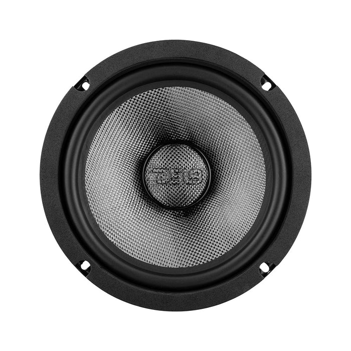 DS18 PRO 8" Neodymium Carbon Fiber Water resistant Cone Mid-Bass Loudspeaker 300 Watts Rms 4-Ohm (Single Unit)