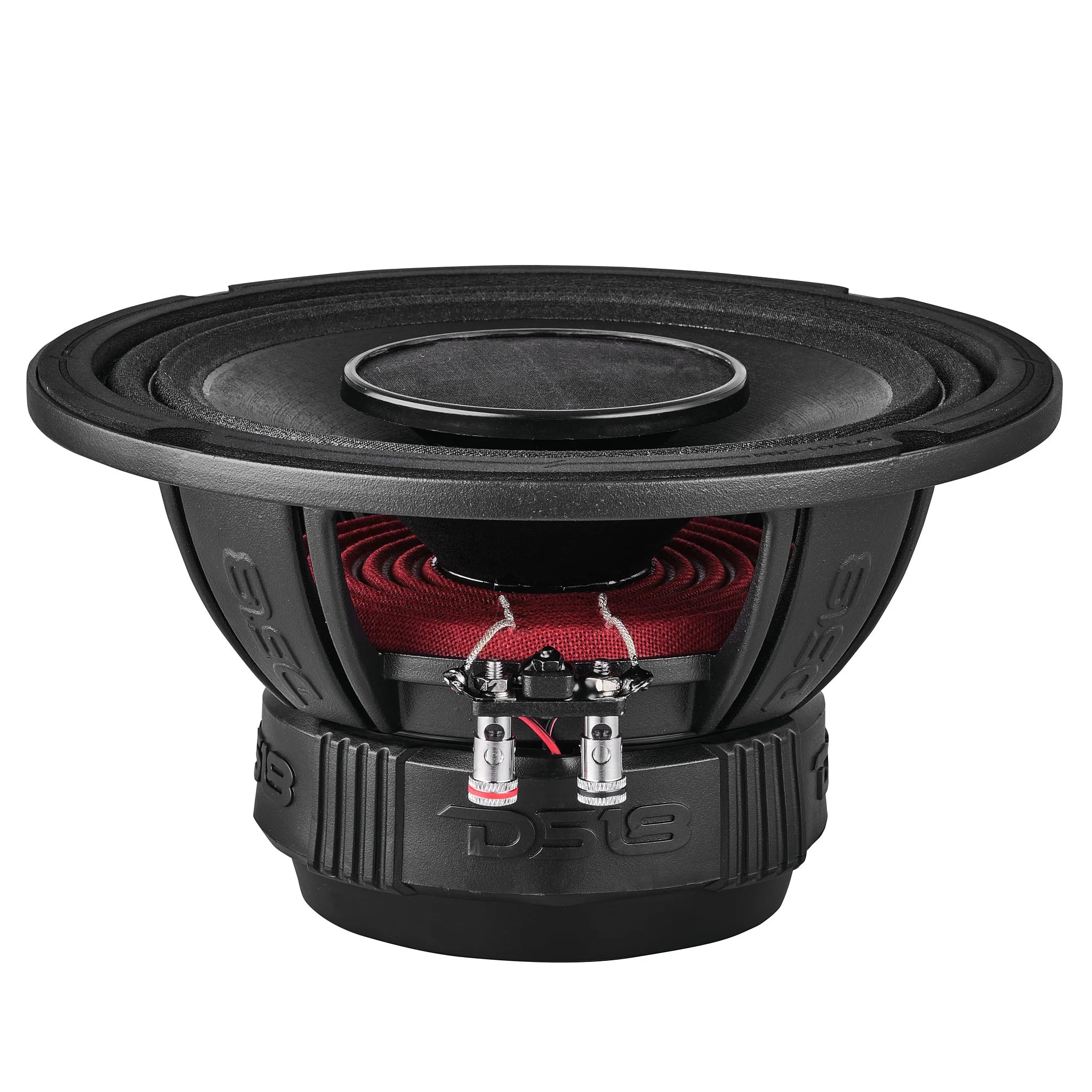 DS18 PRO 8" Coaxial Hybrid Mid-Range Water resistant Cone Loudspeaker with Built-in Driver 250 Watts Rms 4-Ohm (Single Unit)
