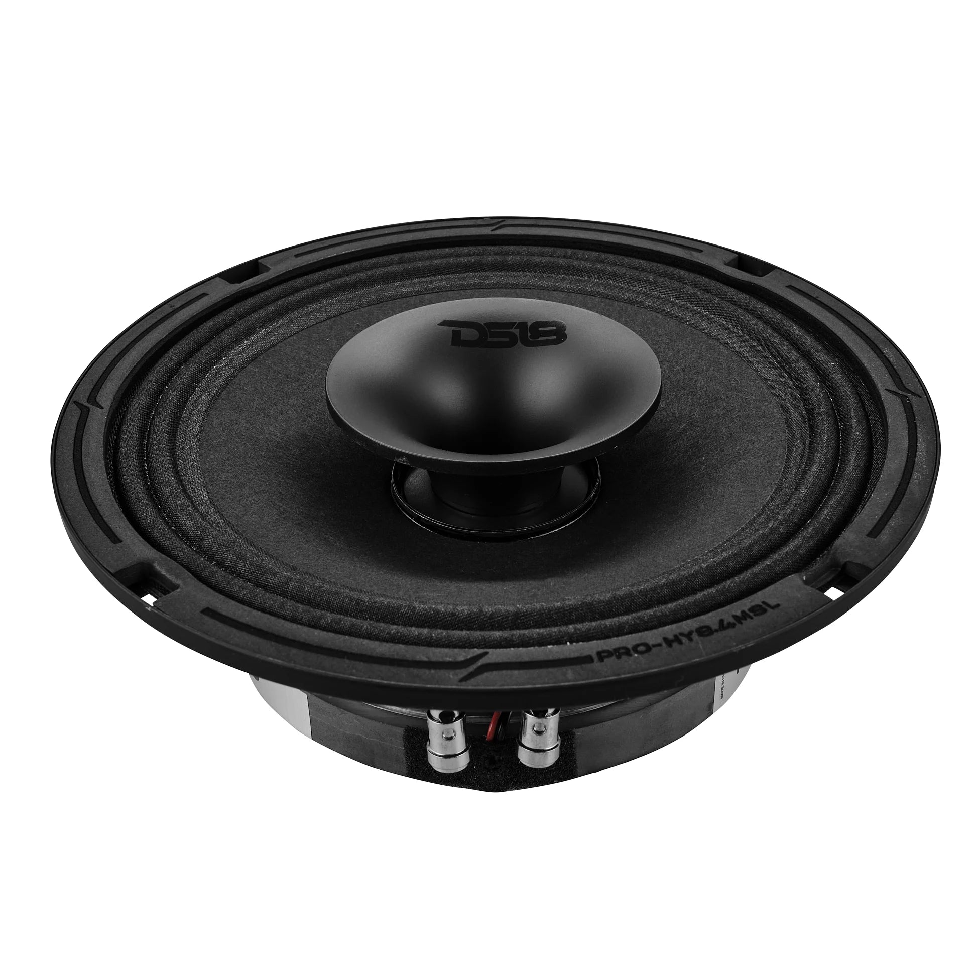 DS18 PRO 8" Shallow Coaxial Hybrid Mid-Range Loudspeaker with Built-in Driver 200 Watts Rms 8-Ohm (Single Unit)