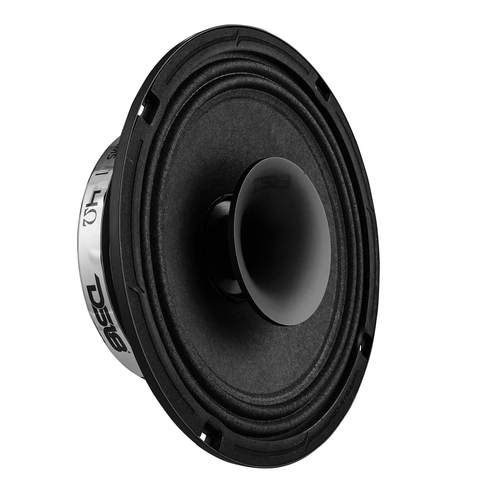 DS18 PRO 8" Shallow Coaxial Hybrid Mid-Range Loudspeaker with Built-in Driver 200 Watts Rms 4-Ohm (Single Unit)