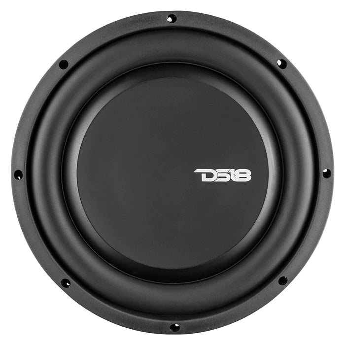 DS18 PS Shallow-Mount Water Resistant 10" Subwoofer 500 Watts Rms SVC 4-Ohm (Single Unit)