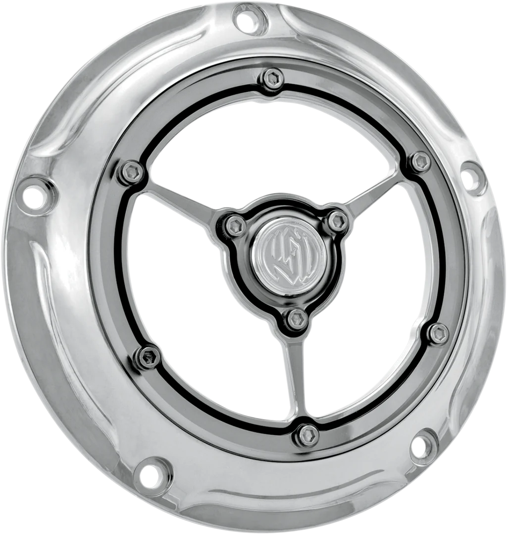 Roland Sands Design Clarity Derby Cover - Chrome Clarity Derby Cover
