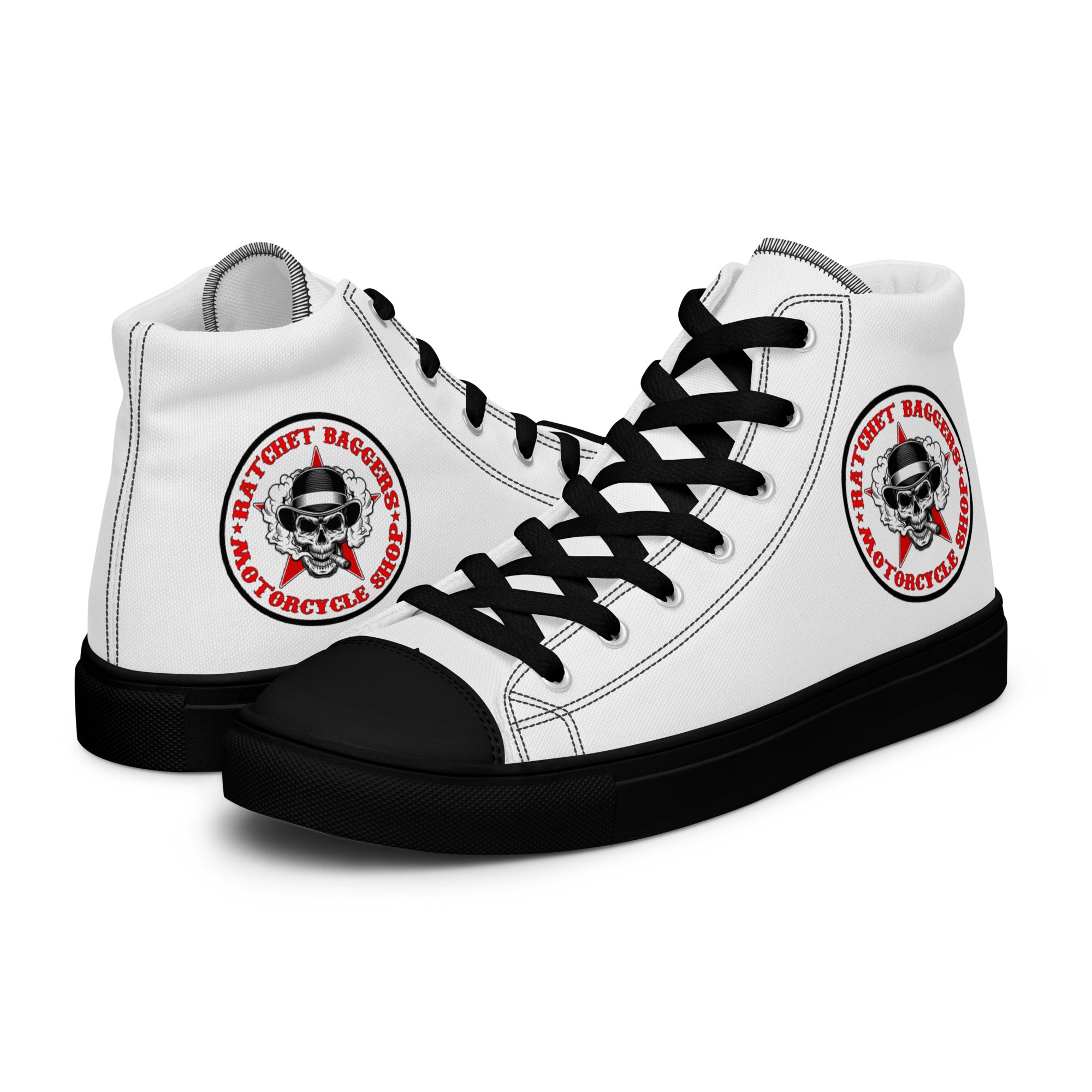 Ratchet Baggers Men’s high top canvas shoes