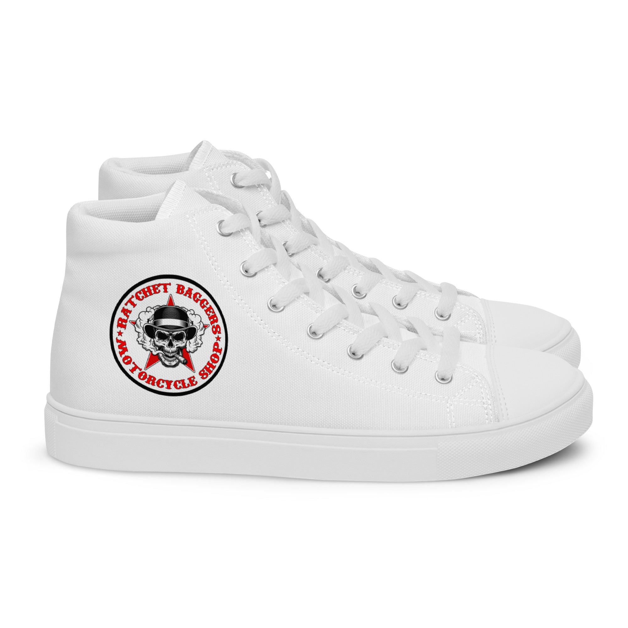 Ratchet Baggers Men’s high top canvas shoes