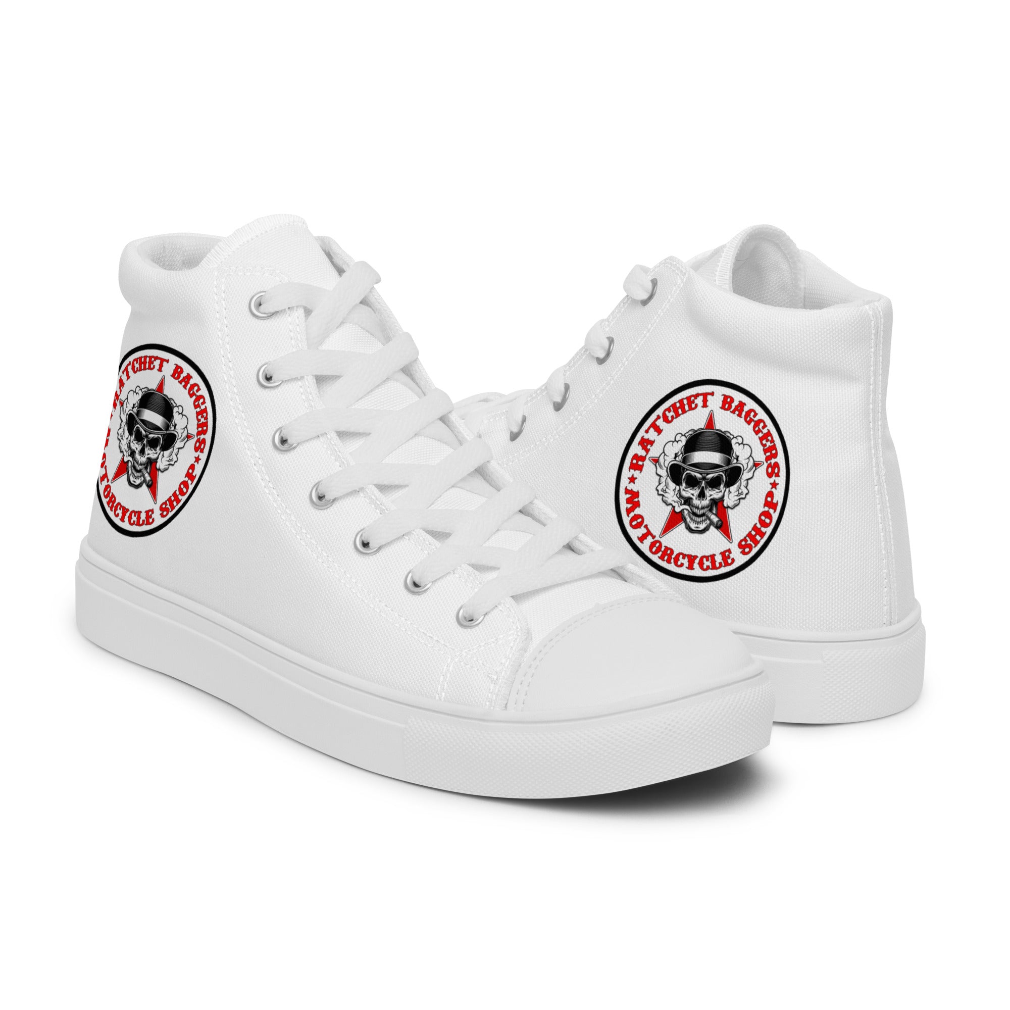 Ratchet Baggers Men’s high top canvas shoes