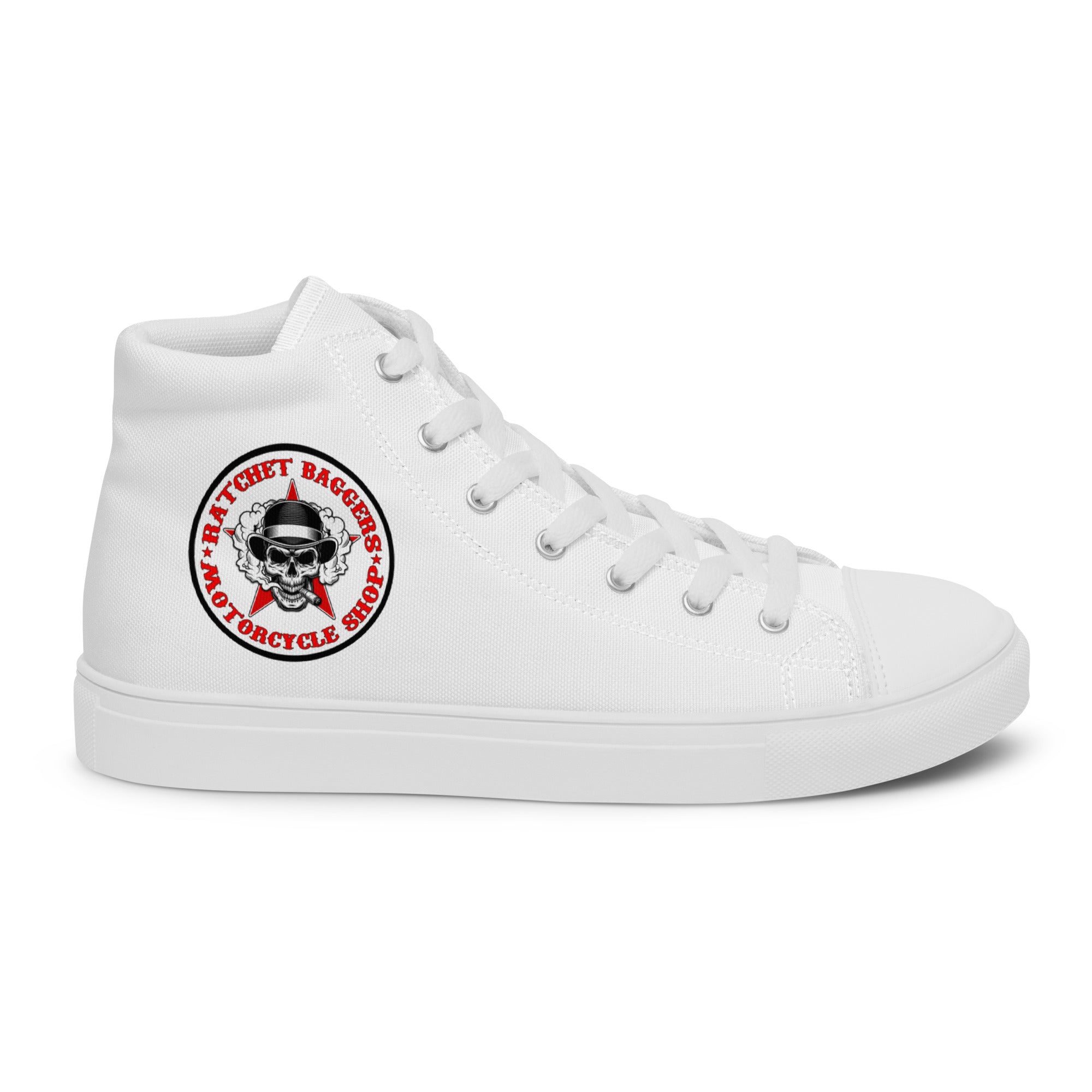Ratchet Baggers Men’s high top canvas shoes