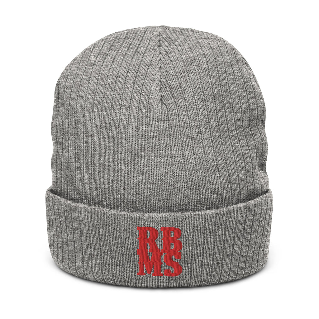 Ratchet Baggers RBMS Logo Ribbed knit beanie