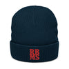 Ratchet Baggers RBMS Logo Ribbed knit beanie