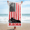 Sick26 American Flag Towel