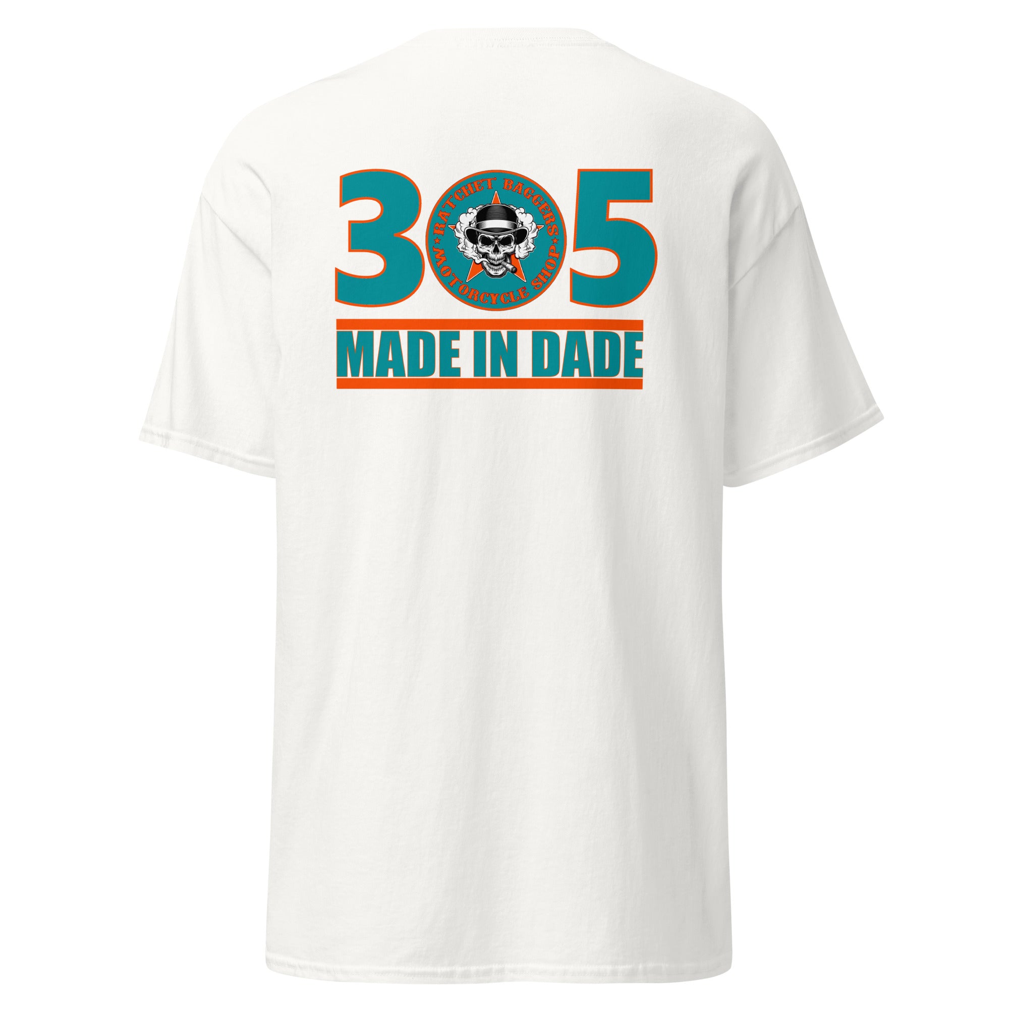 305 Made In Dade Fins Gildan Unisex classic tee