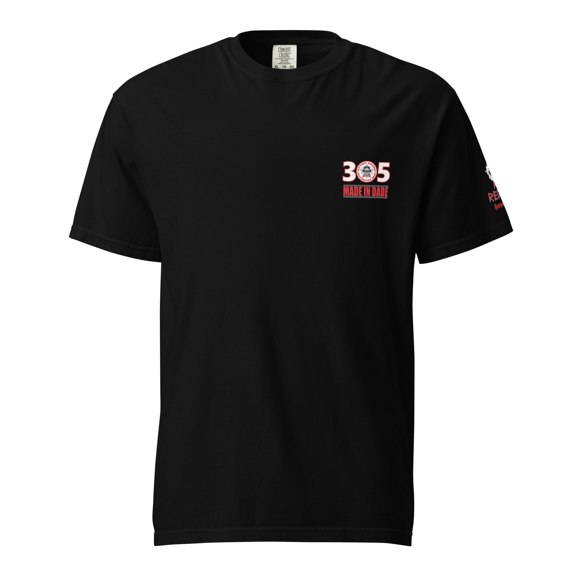 Ratchet's Build "REDRUM" Flag Unisex Garment-Dyed Heavyweight T-Shirt