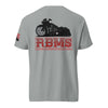 RBMS Red Unisex garment-dyed heavyweight t-shirt