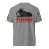 RBMS Red Unisex garment-dyed heavyweight t-shirt