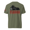 RBMS Red Unisex garment-dyed heavyweight t-shirt