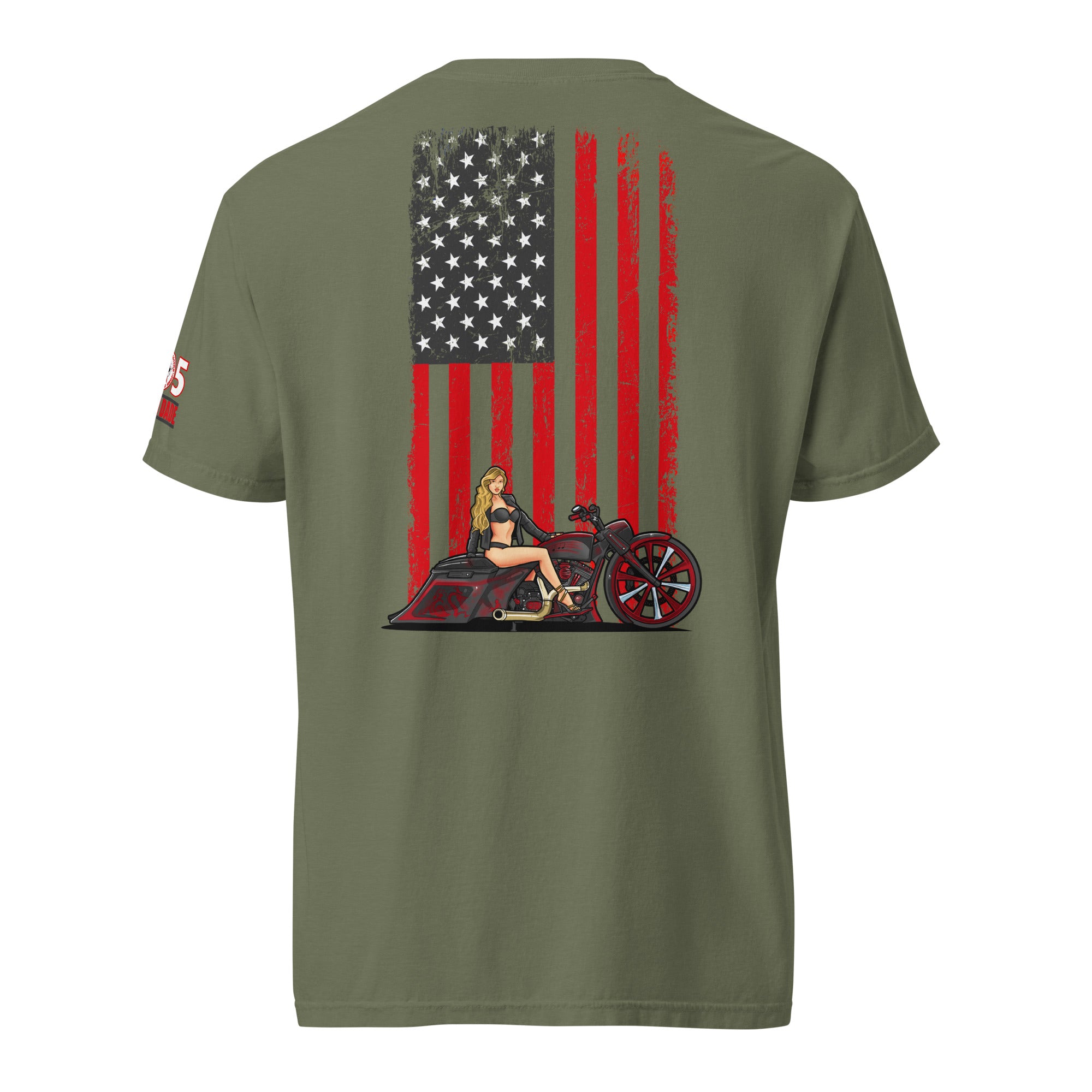 RMBS Flag Crazy Diamond Unisex Garment-Dyed Heavyweight T-Shirt
