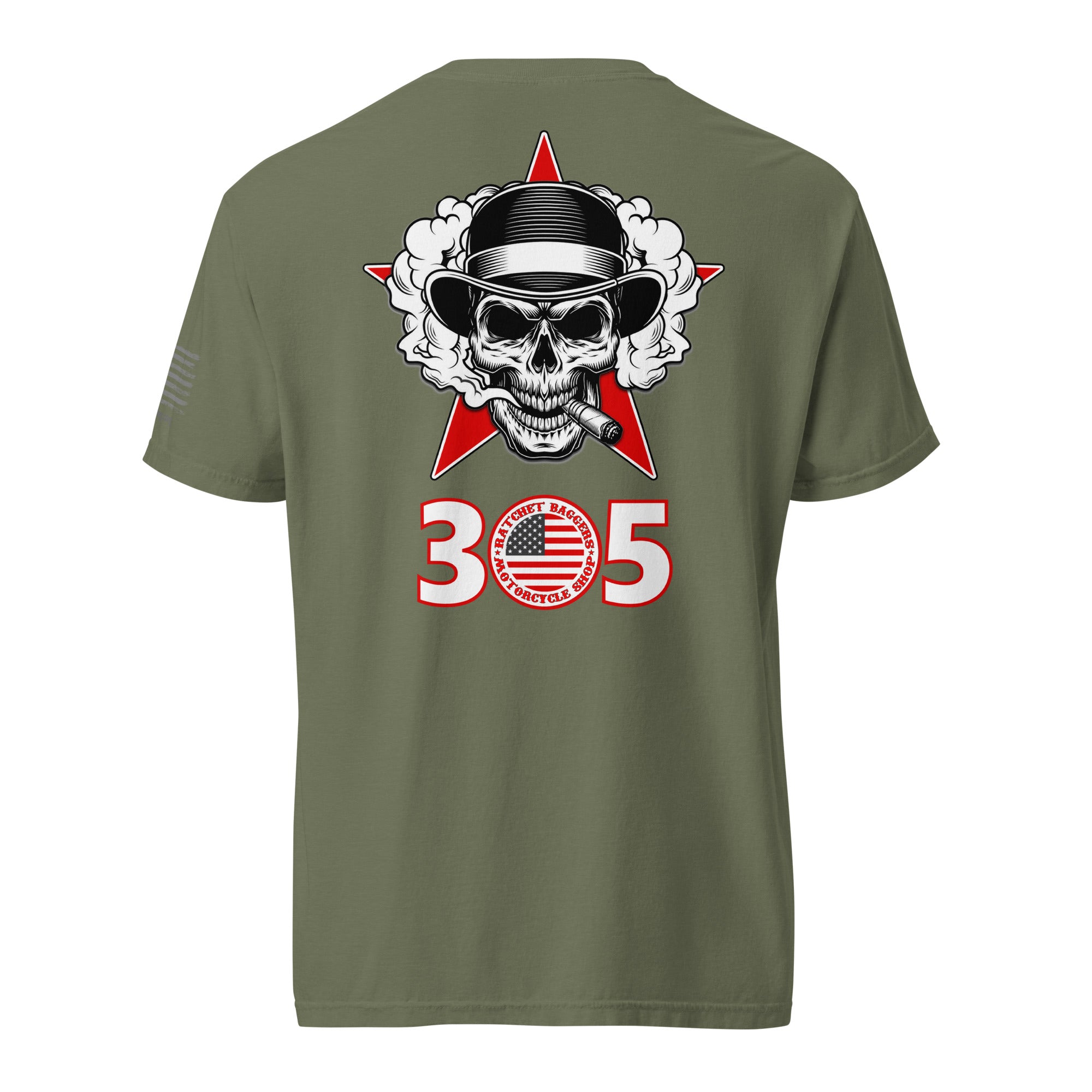 Skull 305 Unisex garment-dyed heavyweight t-shirt