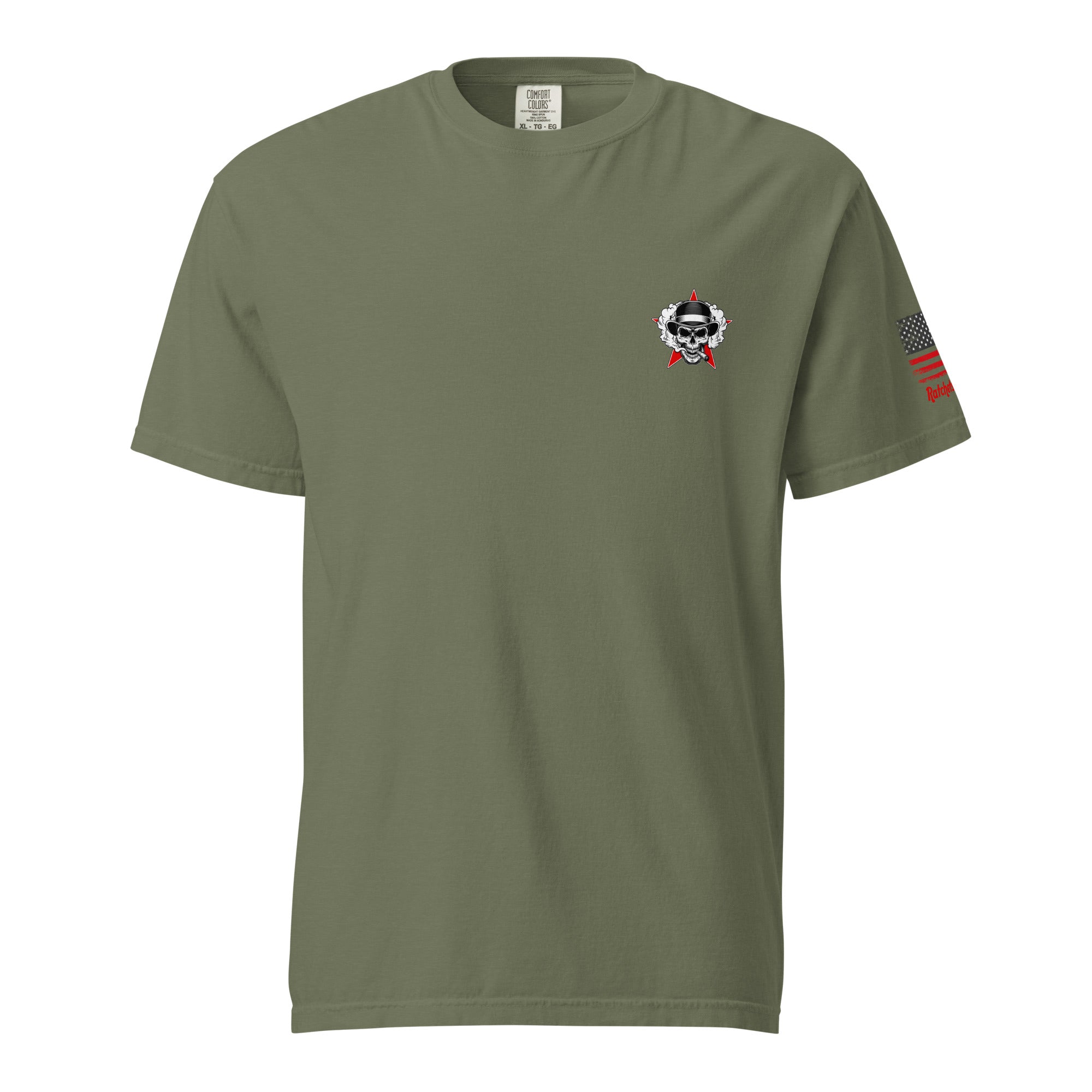 Ratchet Baggers Logo garment-dyed heavyweight t-shirt