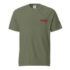 RBMS Red Unisex garment-dyed heavyweight t-shirt