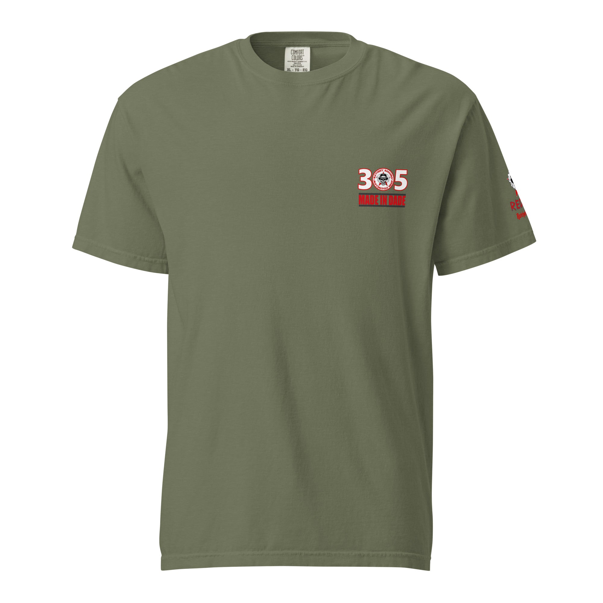 Ratchet's Build "REDRUM" Flag Unisex Garment-Dyed Heavyweight T-Shirt