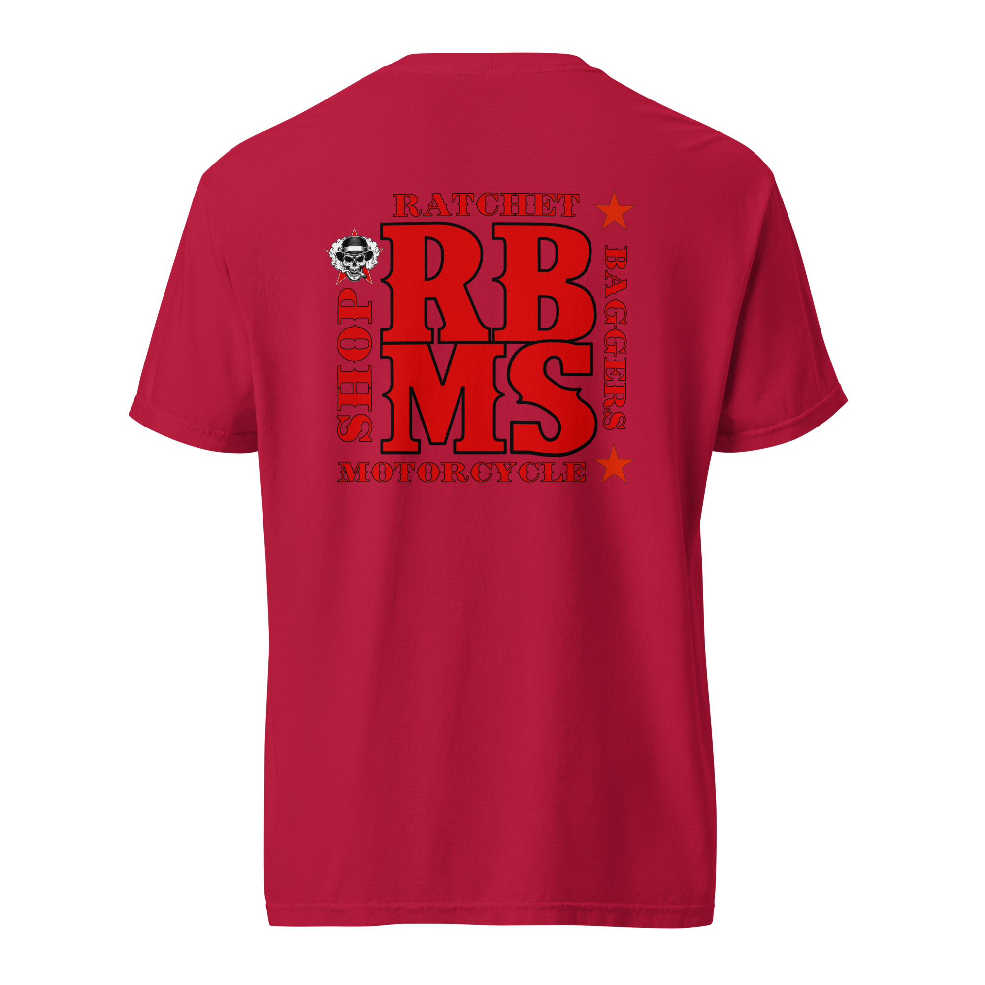 RBMS Back Spelled Out Logo Unisex garment-dyed heavyweight t-shirt