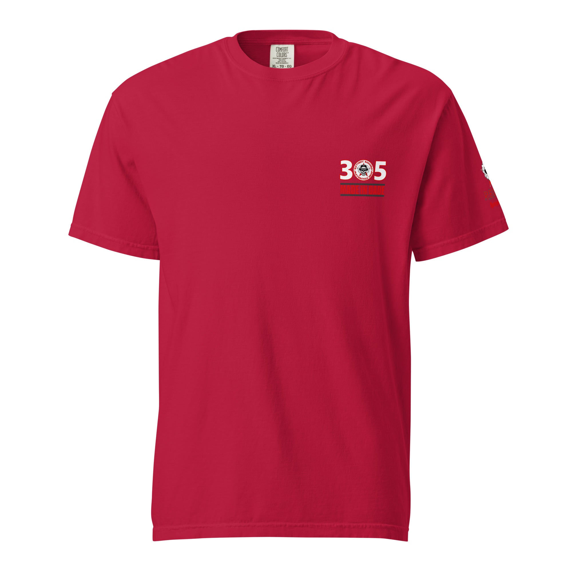 Ratchet's Build "REDRUM" Flag Unisex Garment-Dyed Heavyweight T-Shirt