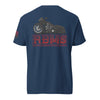 RBMS Red Unisex garment-dyed heavyweight t-shirt