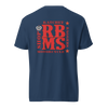 RBMS Back Spelled Out Logo Unisex garment-dyed heavyweight t-shirt