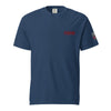 RBMS Red Unisex garment-dyed heavyweight t-shirt