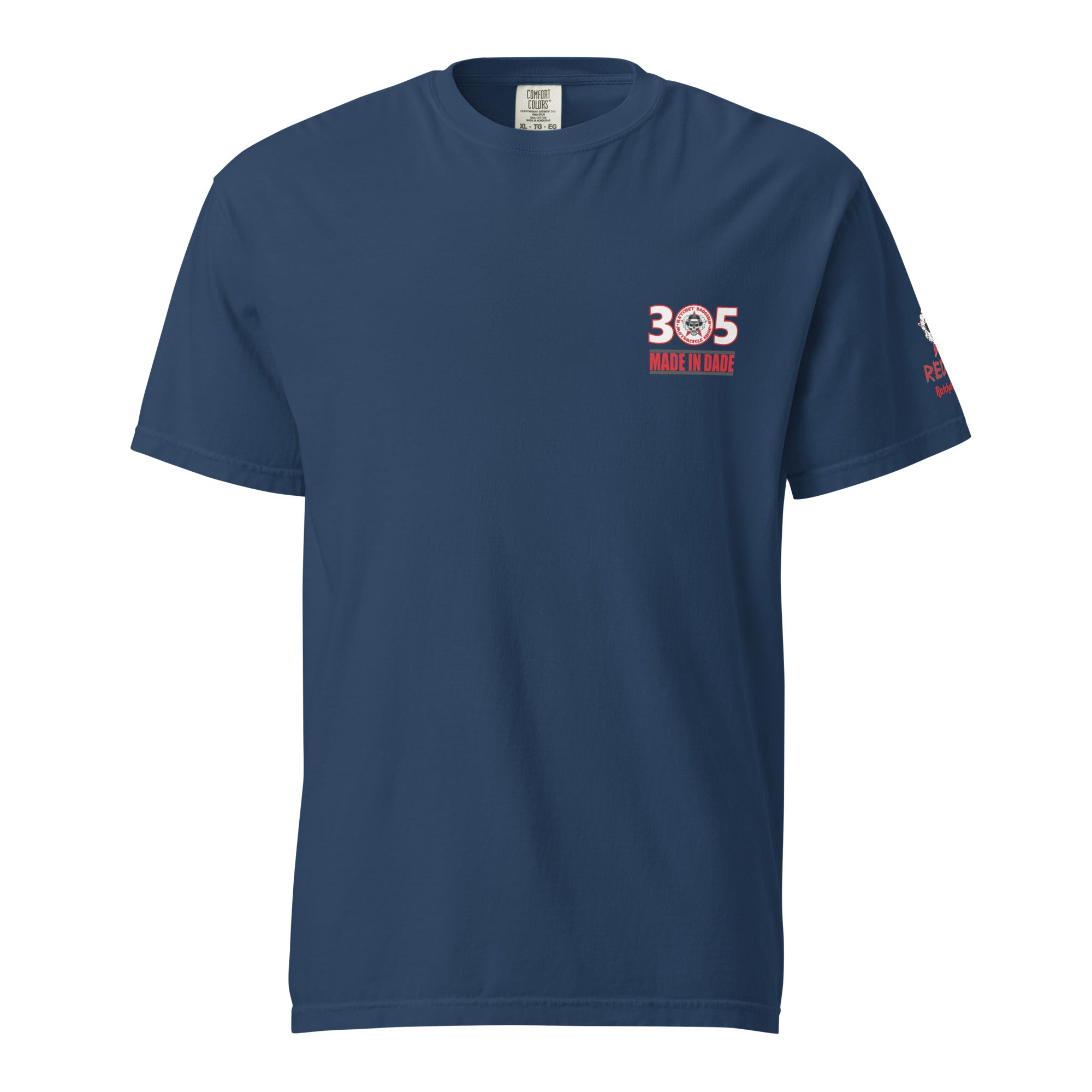 Ratchet's Build "REDRUM" Flag Unisex Garment-Dyed Heavyweight T-Shirt