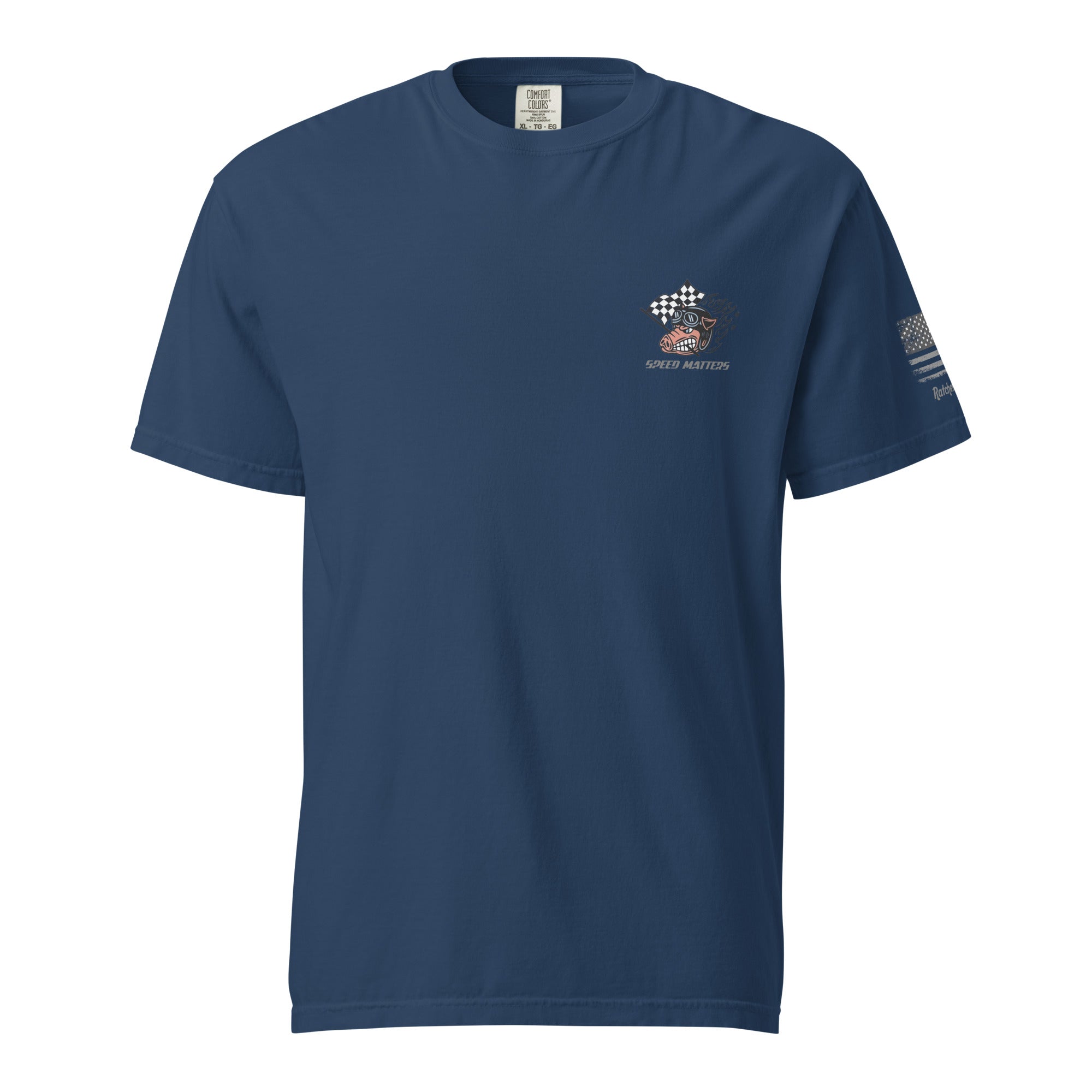 Speed Matters Unisex garment-dyed heavyweight t-shirt