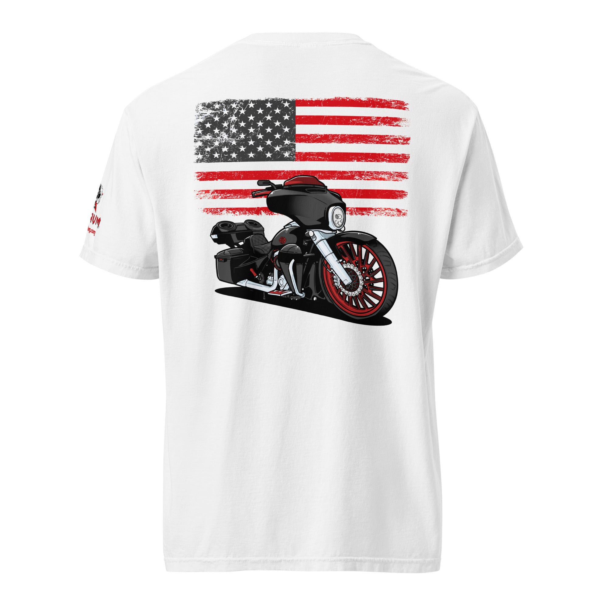 Ratchet's Build "REDRUM" Flag Unisex Garment-Dyed Heavyweight T-Shirt