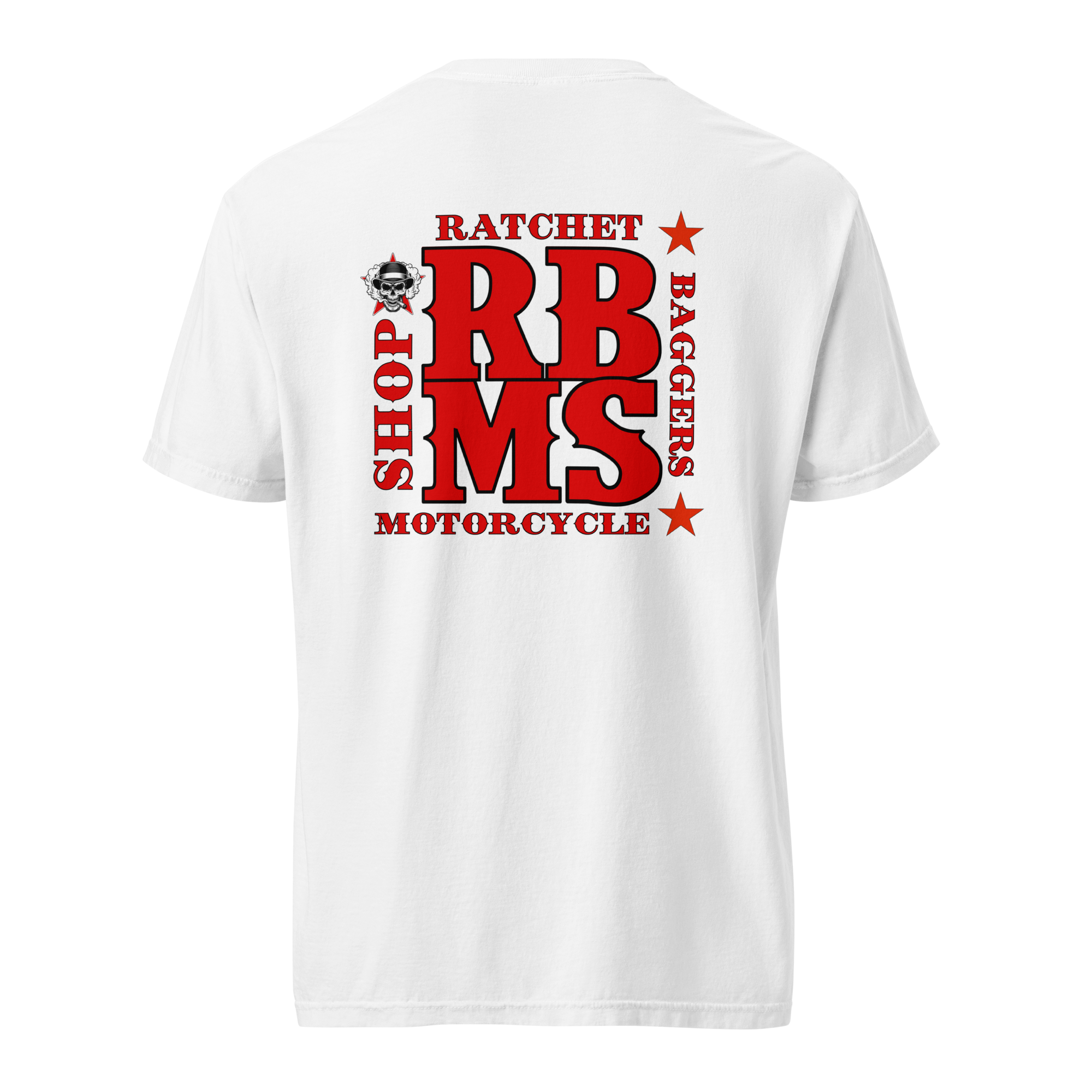 RBMS Back Spelled Out Logo Unisex garment-dyed heavyweight t-shirt
