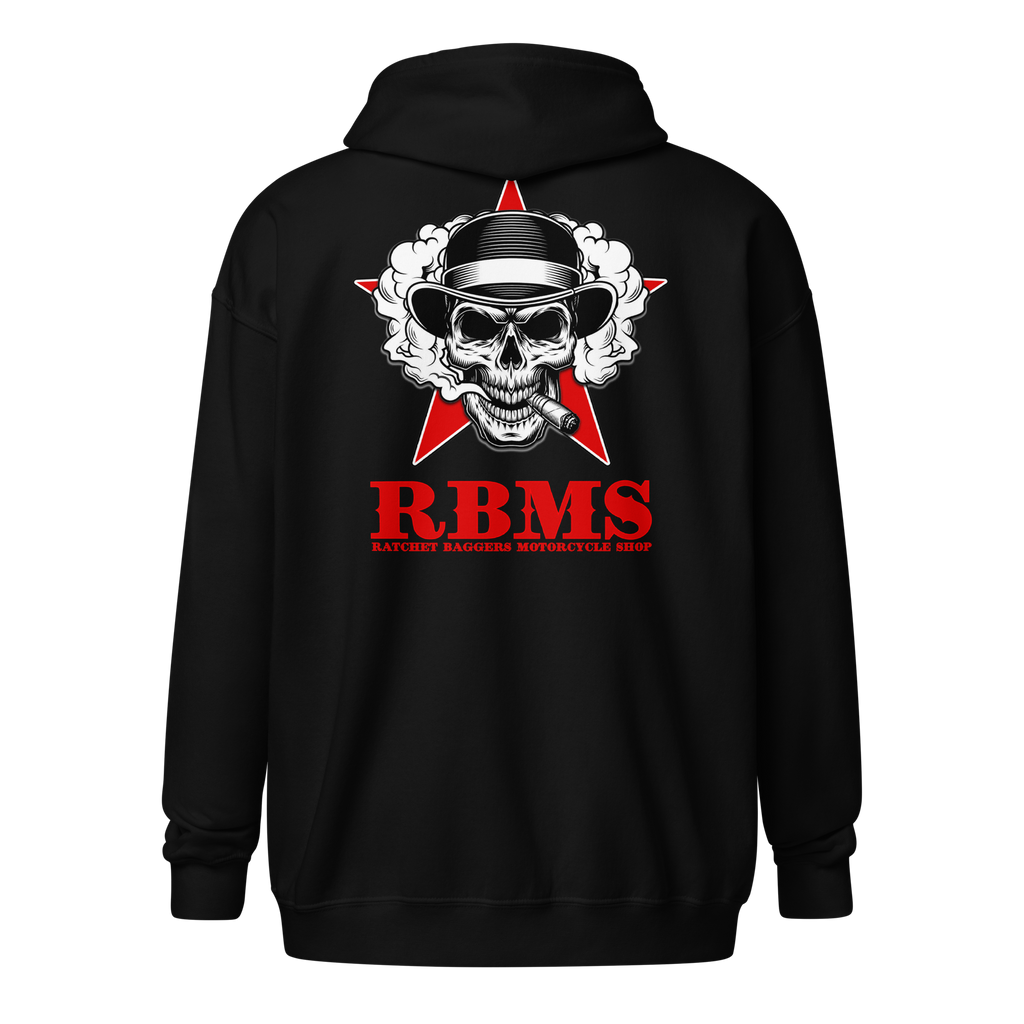 Ratchet Baggers RBMS  Red Skull Unisex heavy blend zip hoodie