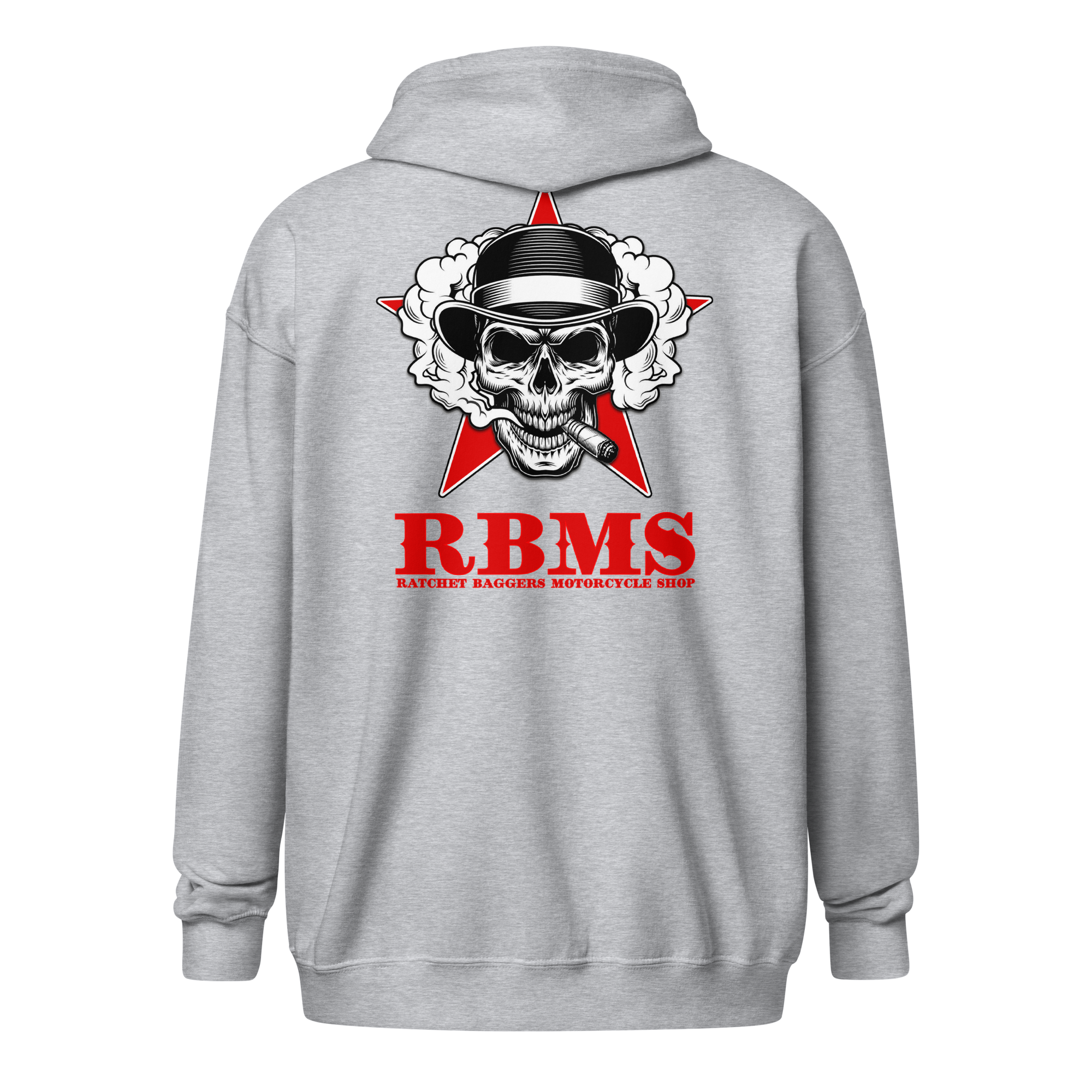 Ratchet Baggers RBMS  Red Skull Unisex heavy blend zip hoodie