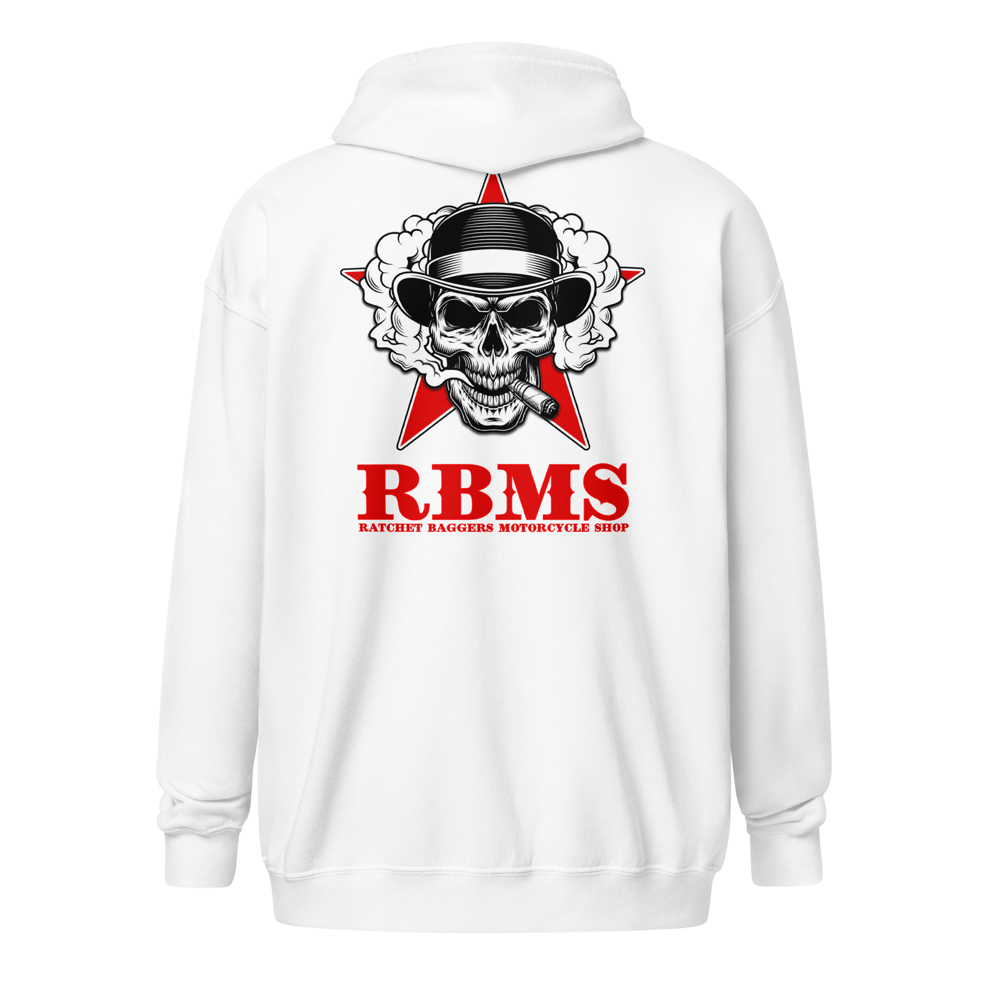 Ratchet Baggers RBMS  Red Skull Unisex heavy blend zip hoodie