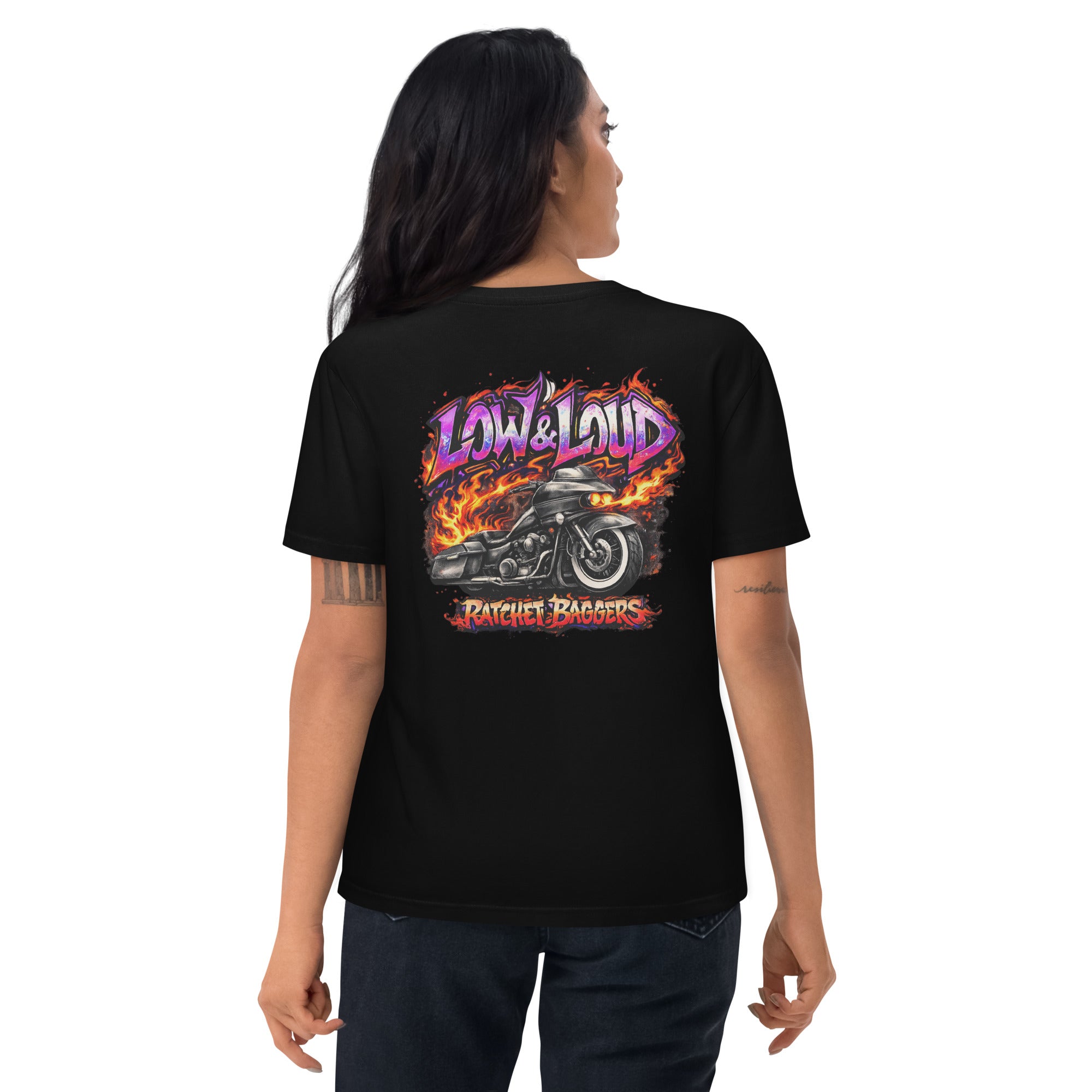 Ratchet's LOW AND LOUD  T's Unisex organic cotton t-shirt