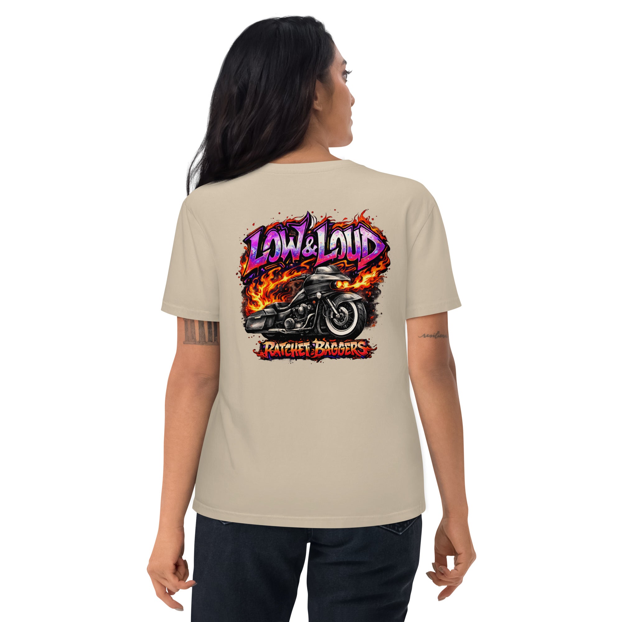 Ratchet's LOW AND LOUD  T's Unisex organic cotton t-shirt