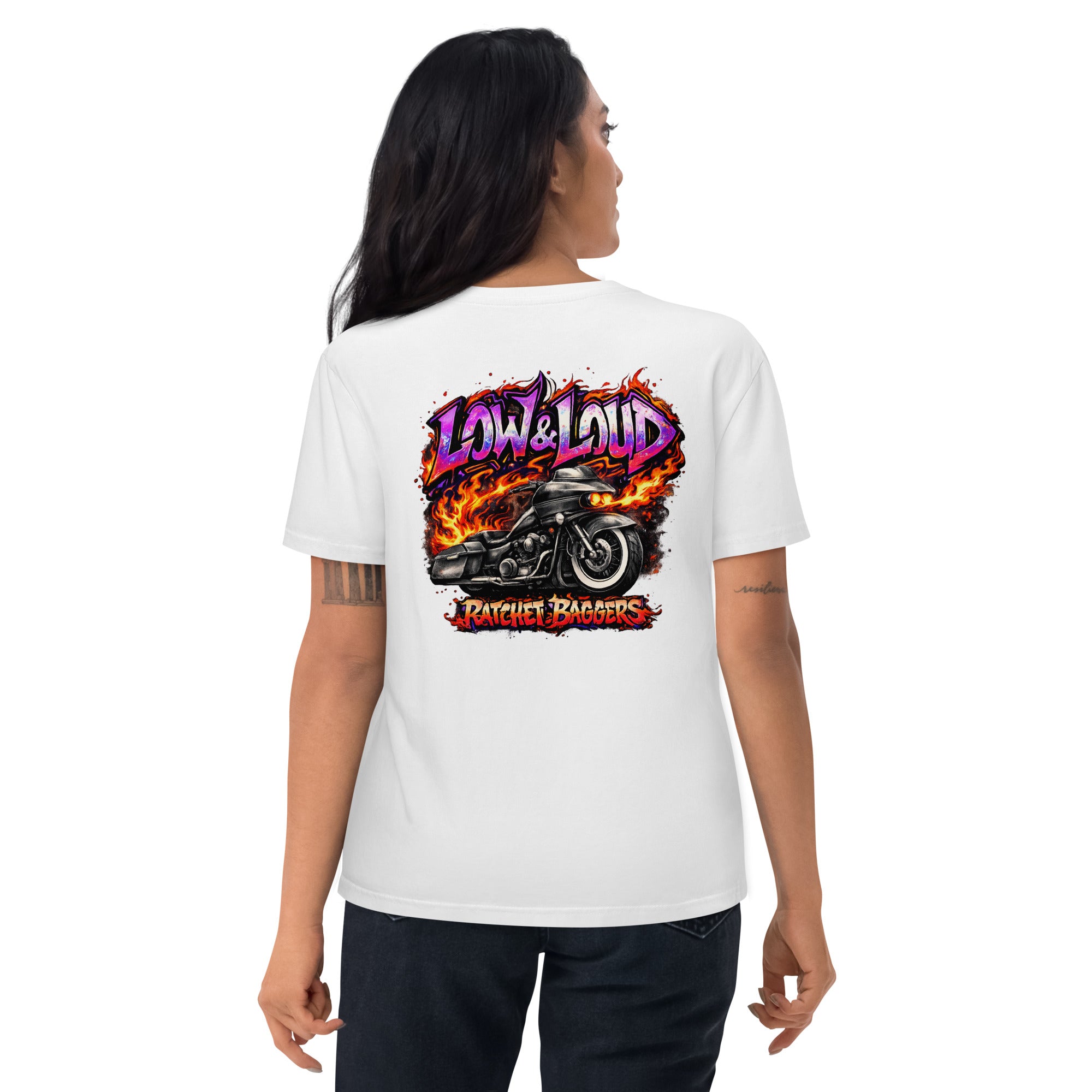 Ratchet's LOW AND LOUD  T's Unisex organic cotton t-shirt
