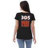 305 - Ratchet Baggers Made In Dade Women’s recycled v-neck t-shirt